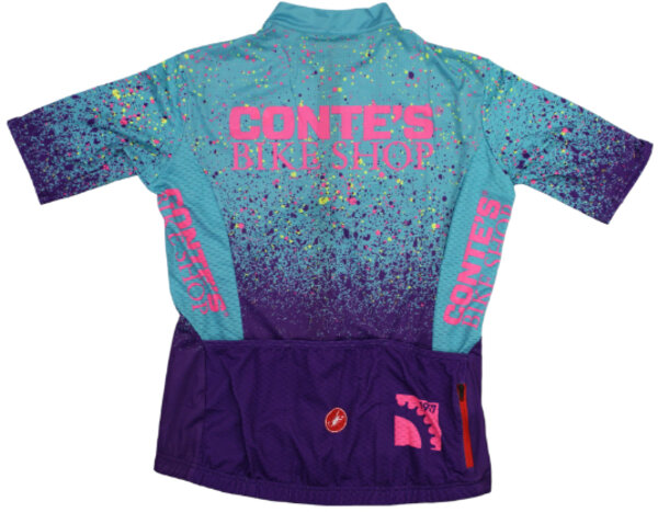 Conte's Bike Shop Men's Strada Jersey Color: Flou Splatter