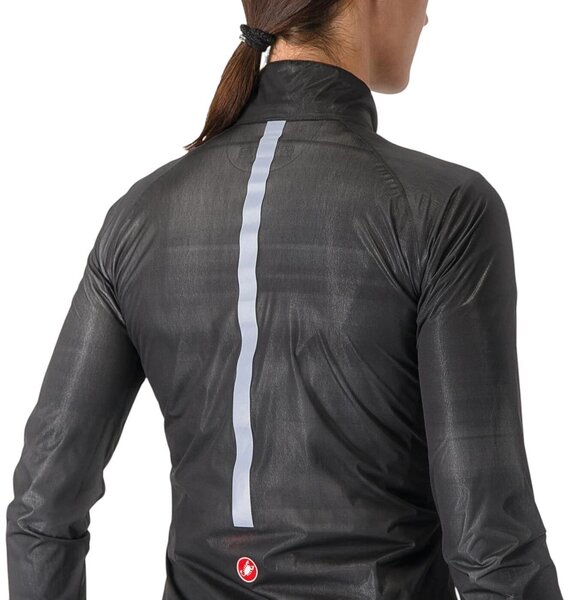 Castelli Squall Shell W Jacket Color: Light Black/Silver Gray