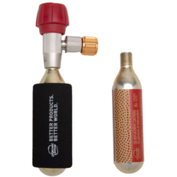 Planet Bike Red Zeppelin CO2 bike tire inflator (w/ 2 16g CO2)